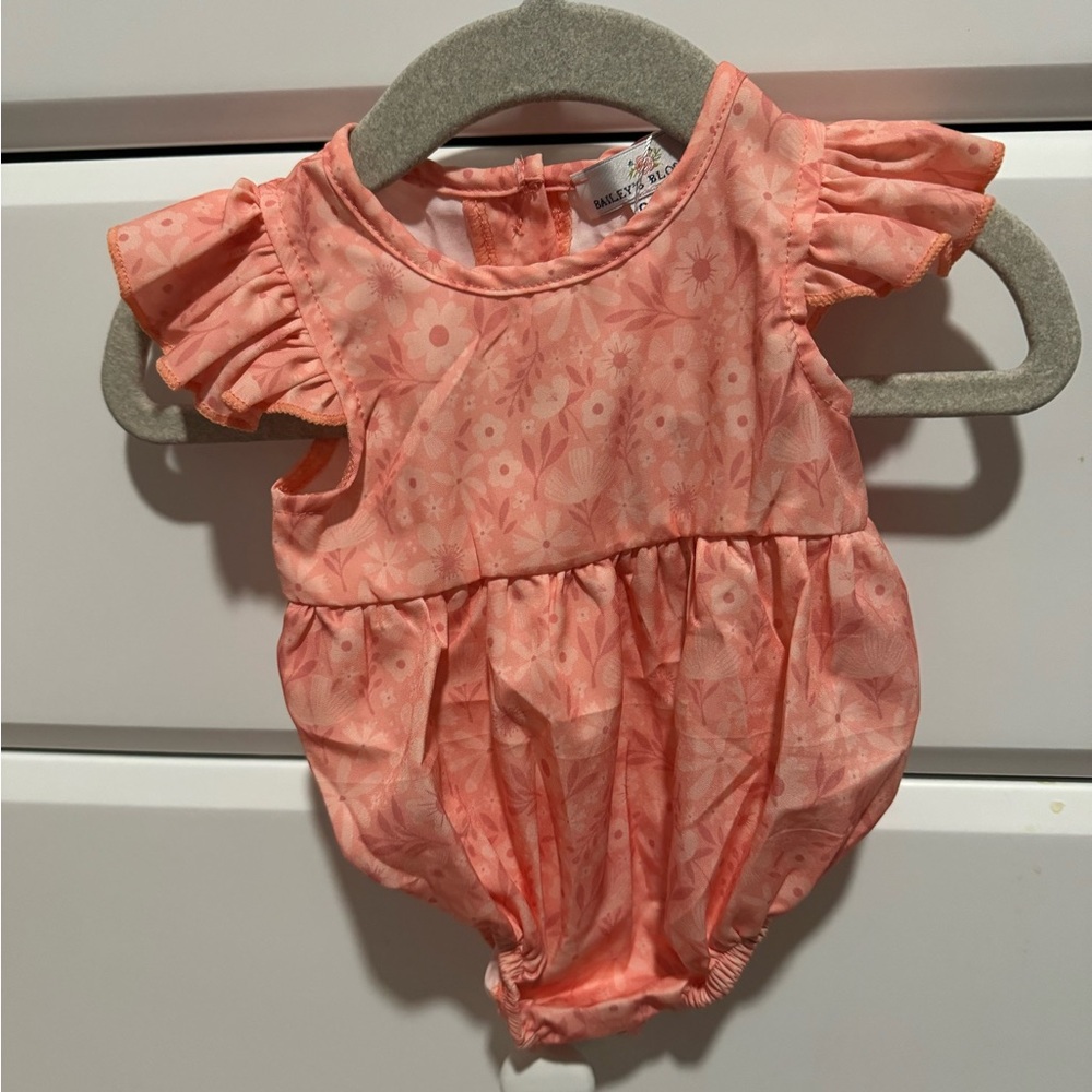 Baileys Blossom short sleeve onesie
